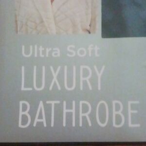Super soft woman's bathrobe